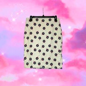 Loft Side Slit Pencil Skirt